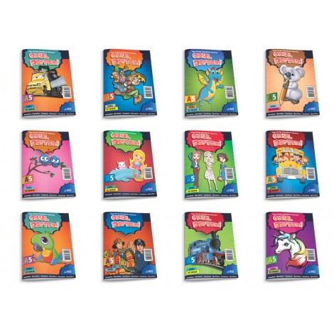 A5 Defter Karton Kapak 40 Yp Çizgili (12'li paket )