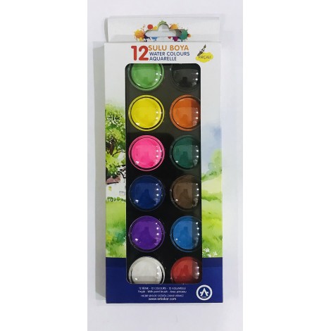 Ark Sulu Boya 12 Renk 12'li Paket