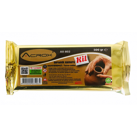 Acrox Doğal Kil Kahverengi 500 Gr