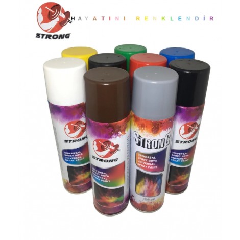Strong Sprey Boya Siyah 200 ml