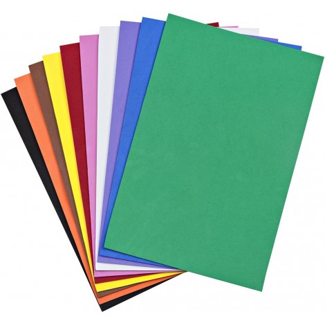 Eva Renkli Yapışkanlı 50x70 10'lu Paket