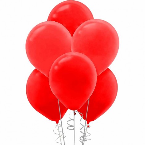 Klasik Kırmızı Helyum Balon 100 lü