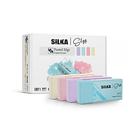 Silka Pastel Silgi 24'lü Paket