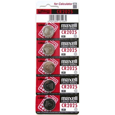 Maxell CR-2025 | ( 5 li Kart ) Pil