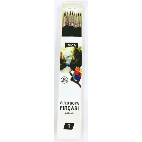 Resim Fırçası 1 Numara 12'li
