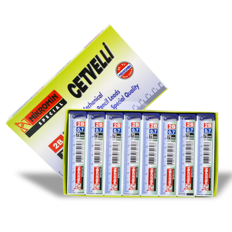 Mikro 07 2B 75MM Cetvelli uç 24'lü paket