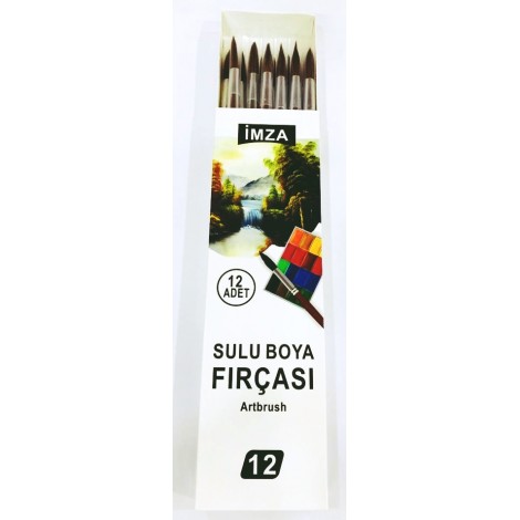 Resim Fırçası 12 Numara 12'li