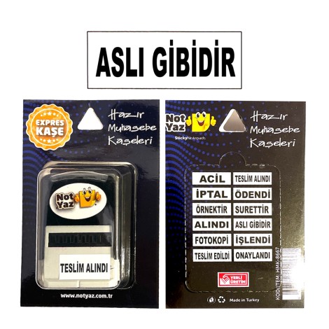 Express hazır muhasebe kaşesi