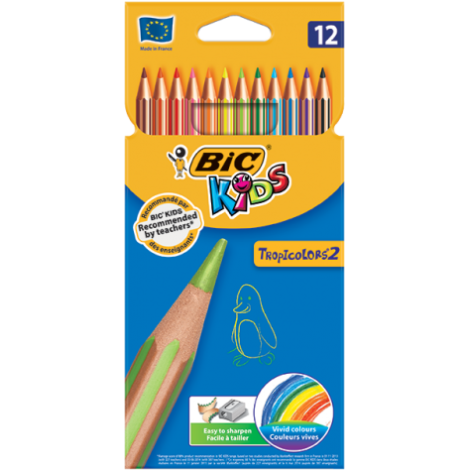 Bic Kuru Boya Tropicolor Tam Boy 12 Lİ 832566