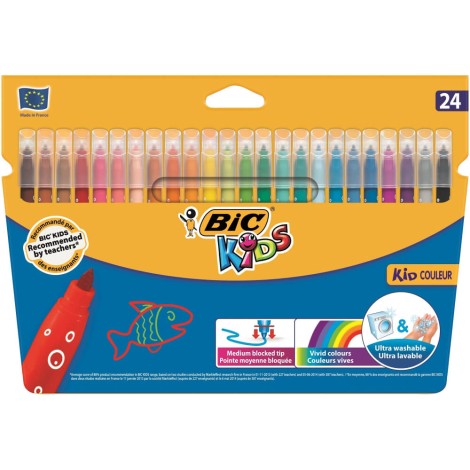 Bic Keçeli Boya Kalemi Kids Color 24 Renk