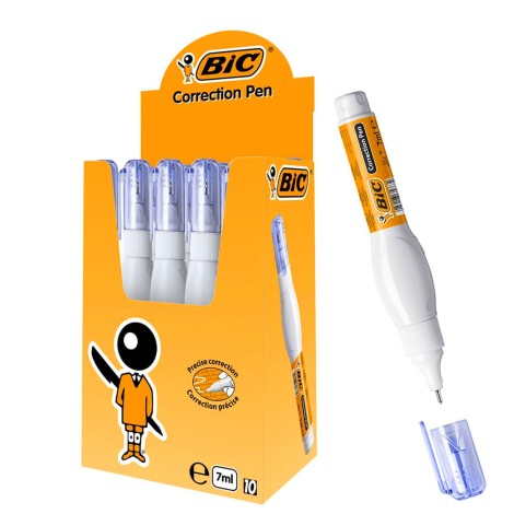 Bic Kalem Tipi Sıvı Silici Düzeltici 7 ml 10'lu Kutu