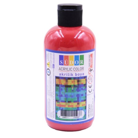 Südor Akrilik boya 250 ml vermiyon