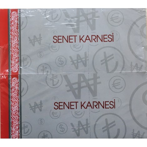 Pastel Senet Karnesi 12'Li / Pastel