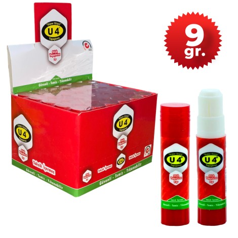U-4 Stick Yapıştırıcı 9 gr. 30'lu