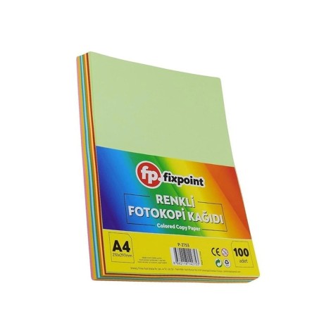 Fixpoint A4 Renkli Fotokopi Kağıdı 100'lü