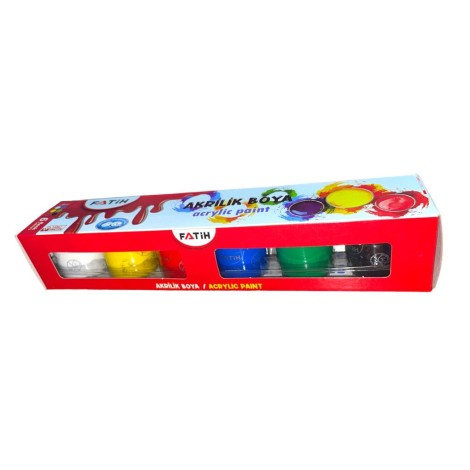 Fatih Akrilik Boya 6 Renk x 25ml