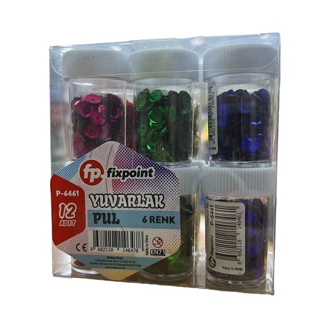 Fixpoint Yuvarlak Pul 12'li Paket P-6461