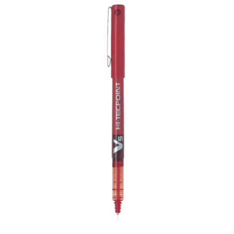 Pilot Roller Kalem Hi-Tecpoint İğne Uç 0.5 MM Kırmızı Bx-V5-B