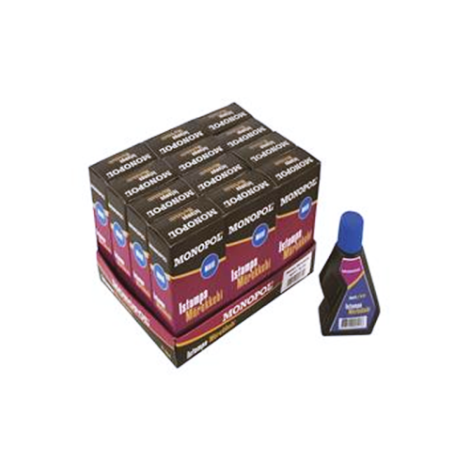 Monopol Istampa Mürekkebi 30 ml Mavi 12 'li Paket