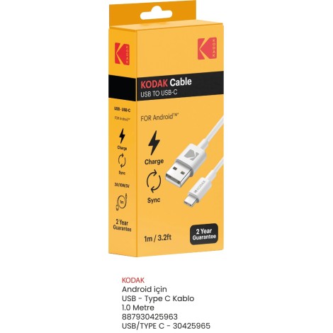 KODAK Usb Kablo 1mt