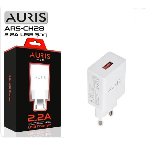 Auris ARS-CH28 Ev Şarj Cihazı 2.2A