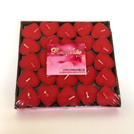 Tealight Mum 50'li Paket (Kırmızı)