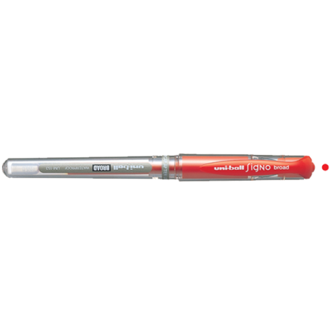 Uni-Ball Roller Kalem İmza Kalemi 1.0 MM Kırmızı UM-15312'li