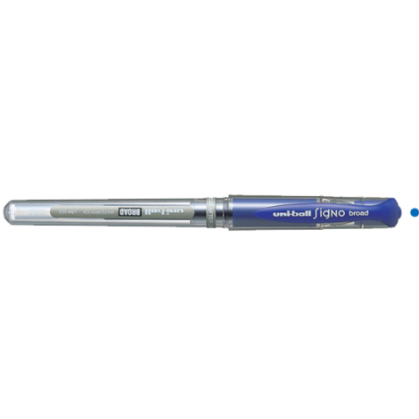 Uni-Ball Roller Kalem İmza Kalemi 1.0 MM Mavi UM-153 12'li