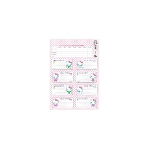 Keskin Color Hello Kitty 3'lü Ders Programlı Etiket