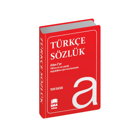 Ema Türkçe Sözlük PP Kapak 1. hamur