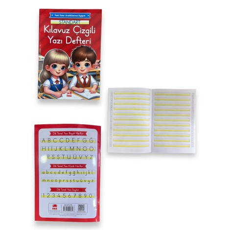 Güzel Yazı Defteri Çizgili 17x24 Ema Yayınları ( YENİ MÜFREDAT )