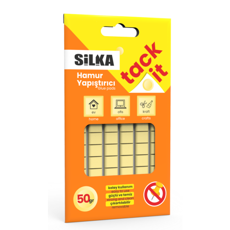 Silka “50gr Tack It Hamur Yapıştırıcı 12'li paket