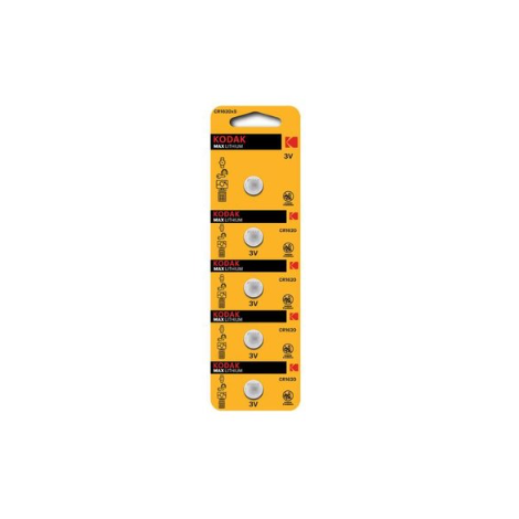 Kodak Cr1620 Ultra Lityum Para Pil 5'li
