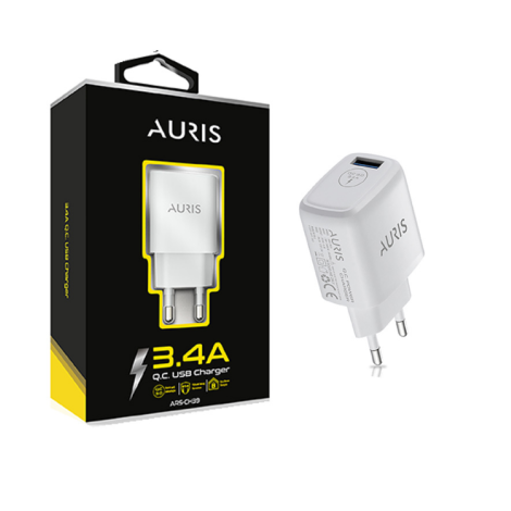 Auris Şarj Adaptörü Hızlı Şarj 18W