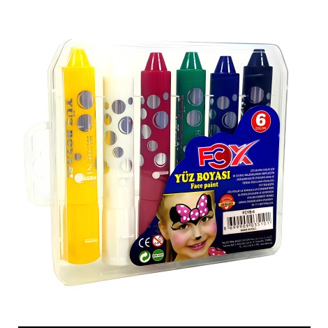 Fcx Yüz Boyası Çevirmeli 6 Renk