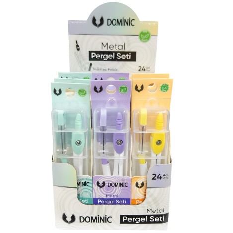 Dominic Metal Pergel 24'lü Paket