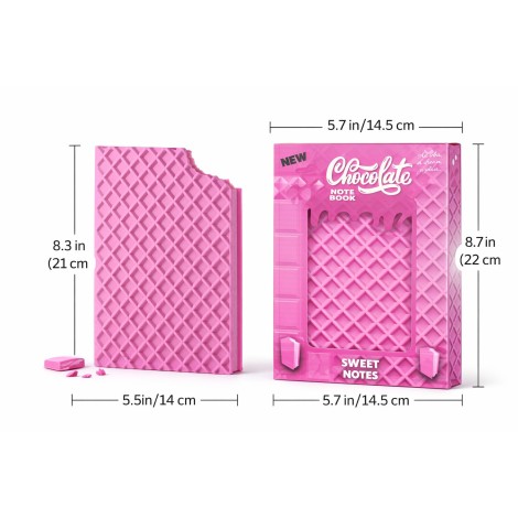 Gofret Defter Büyük Boy ( Çilek Kokulu )