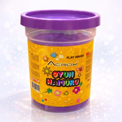 Acrox Tekli Oyun Hamuru Mor 110 gr.