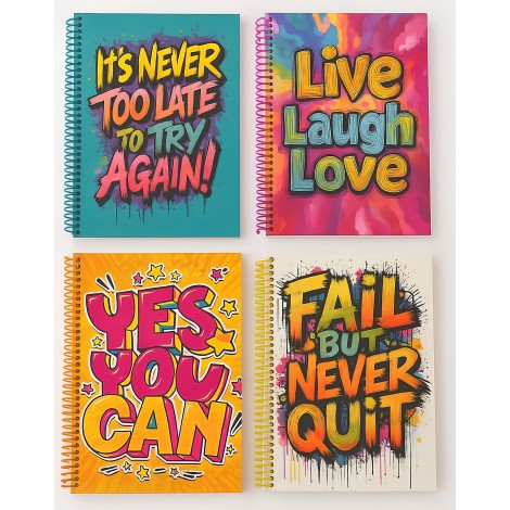 Sert Kapak Spiralli Defter 17x24 Çizgili