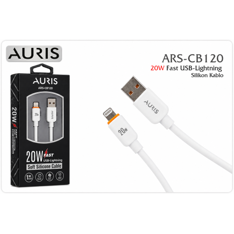 Auris Usb-C Lightning Kablo 20w