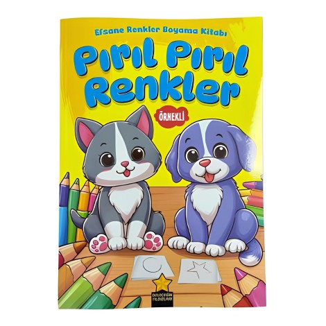 Pırılı Pırıl Renkler Boyama Kitabı 48 Syf