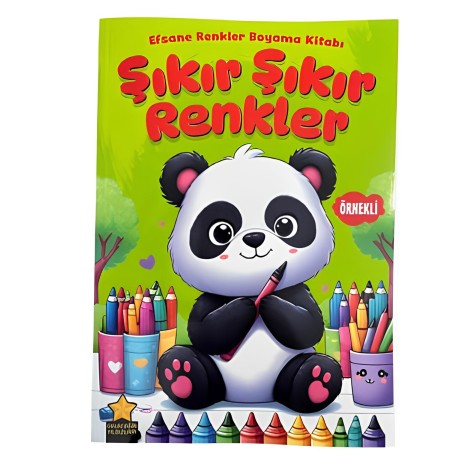 Şıkır Şıkır Renkler Boyama Kitabı 48 Syf